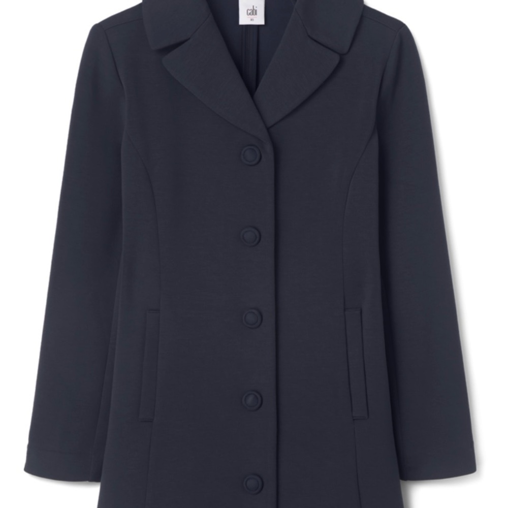 CAbi Classic Navy Trench Coat - Picture 5 of 5